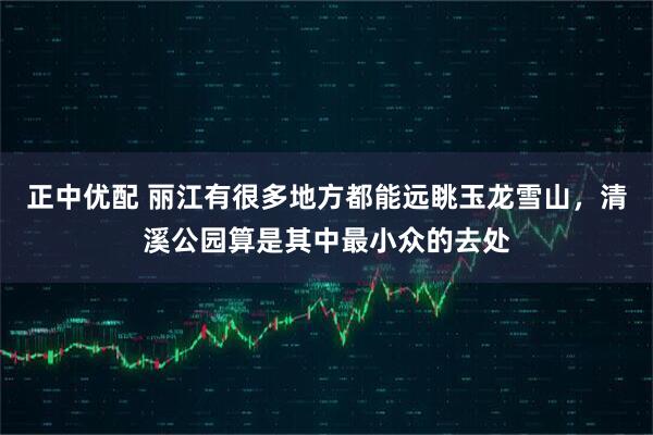 正中优配 丽江有很多地方都能远眺玉龙雪山，清溪公园算是其中最小众的去处